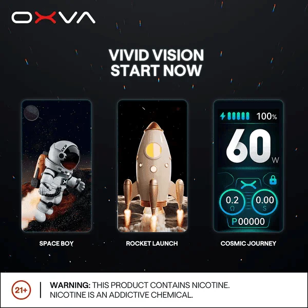 OXVA VPRIME 至尊雙模式電子煙大/小煙主機空倉煙彈官網